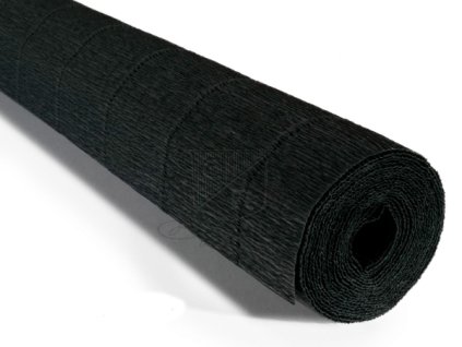 Krepový papír role 140g (50 x 250cm) - černá 902