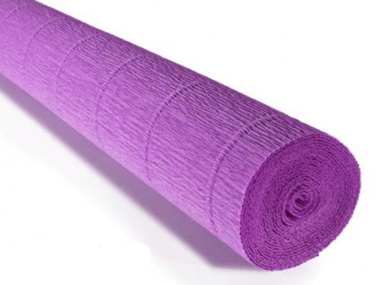 Krepový papír role 180g (50 x 250cm) - fialová Lila 590