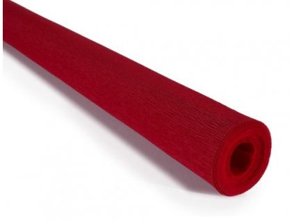 Krepový papír role 90g (50 x 150cm) - červená 392