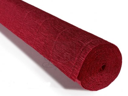 Krepový papír role 180g (50 x 250cm) - červená 583