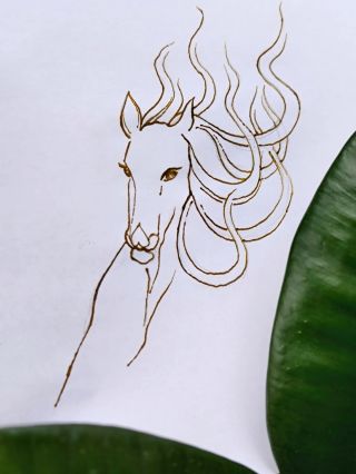 FEBRUARY POSH 2026 @februaryposh Day 17. Fire Horse Zodiac 🔥 #februaryposh2026 #februaryposh #kresbyodkateriny...