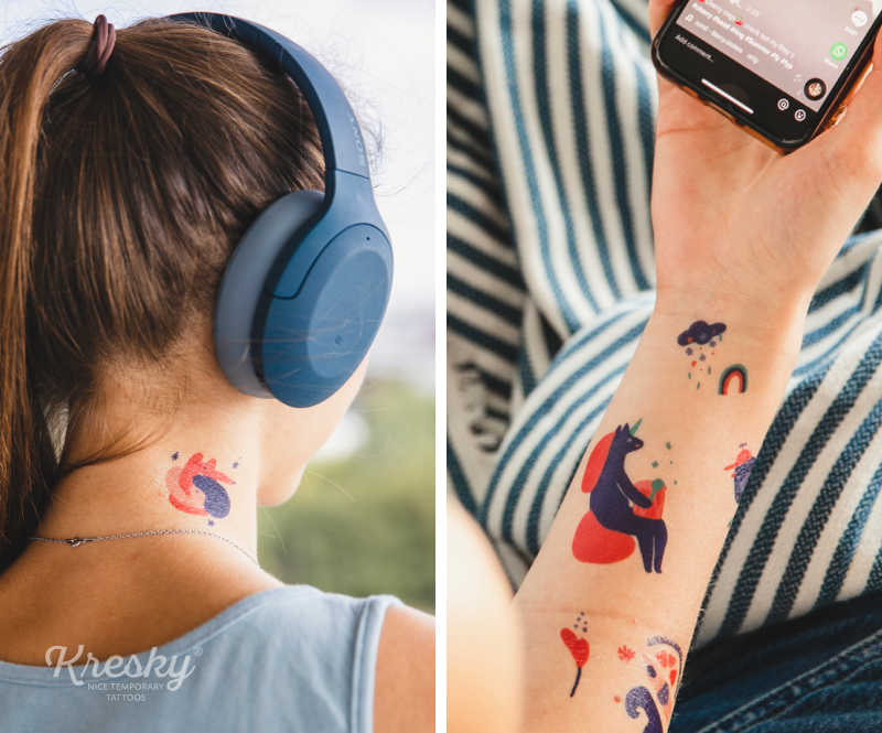 Tetovačky Kresky - Meluzíni (design by Piki Paki)