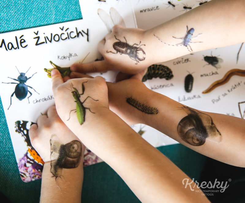 Tetovačky Kresky - Pod stromami (ilustrácie - Lena Kollar)