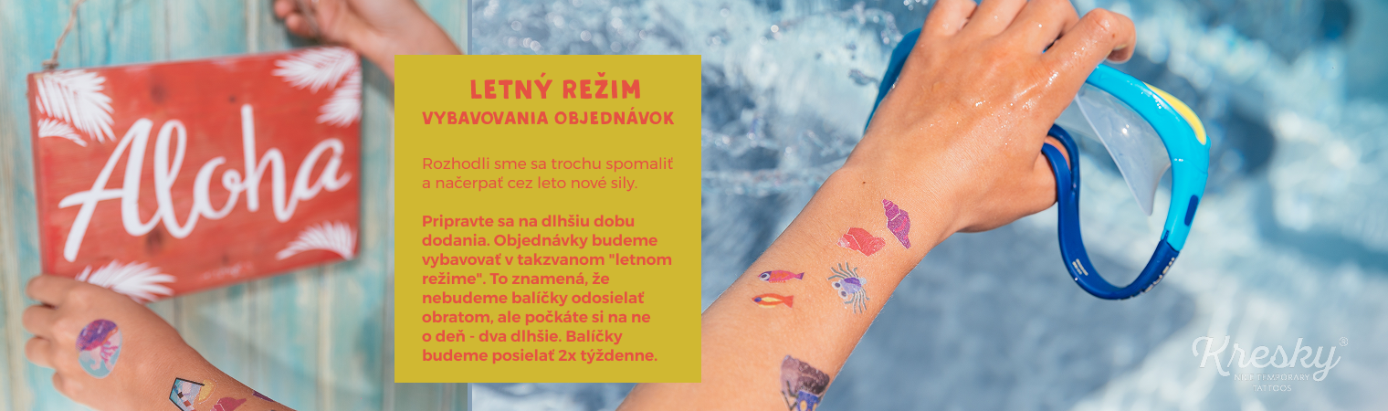 Kresky letný režim vybavovania objednávok