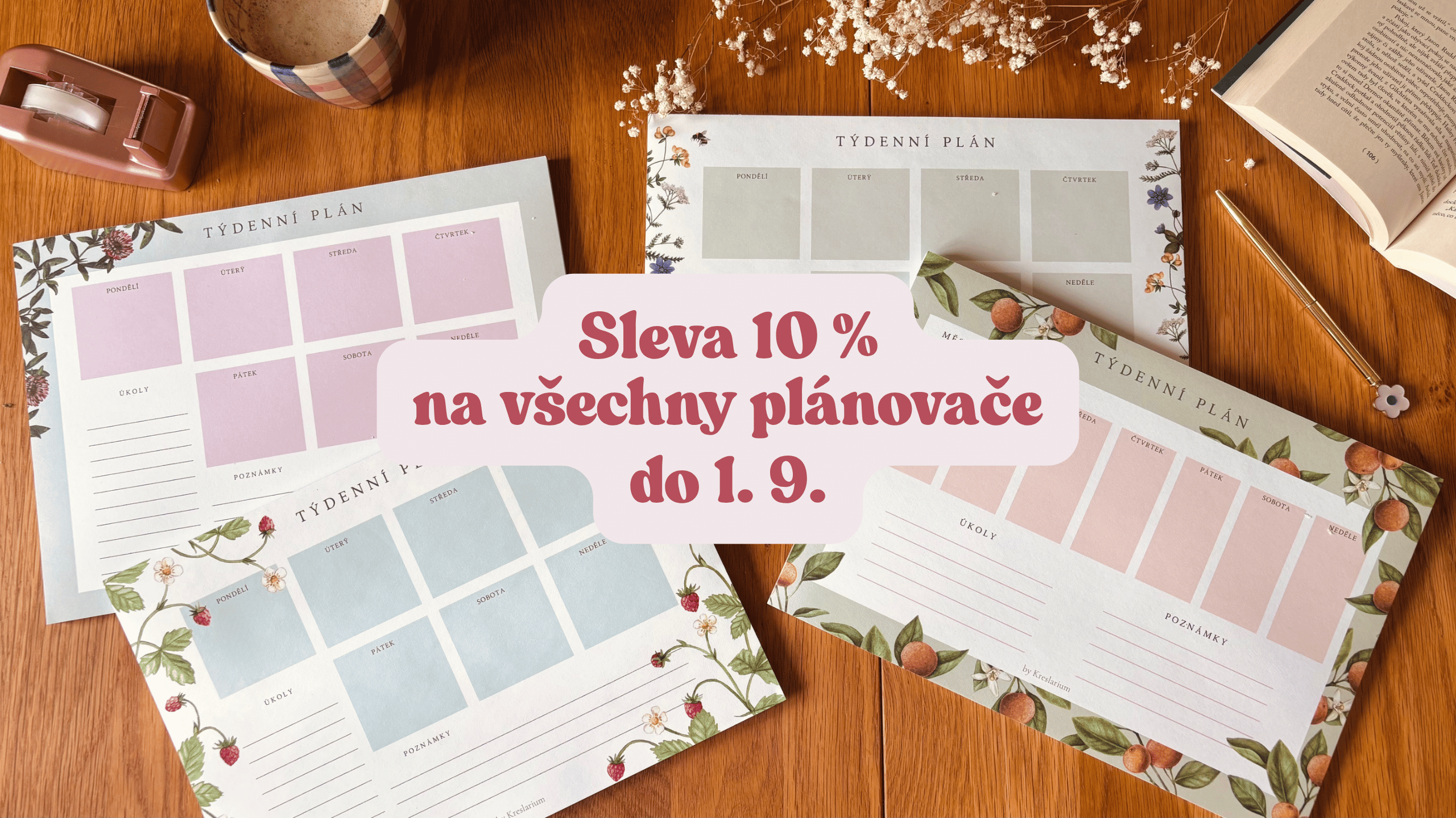 Týdenní plánovač 10 %