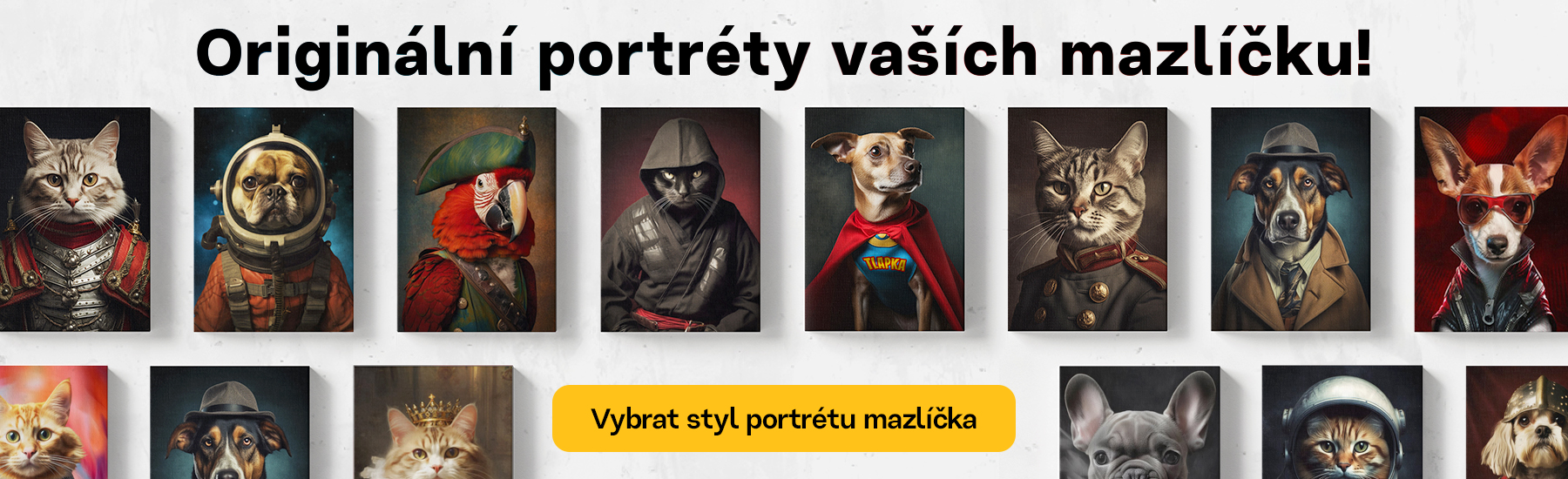 Domácí mazlíčci portréty