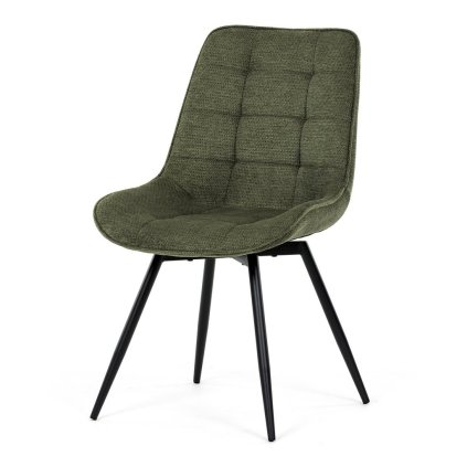 Jedálenská stolička - SAMARA, Zelená látka