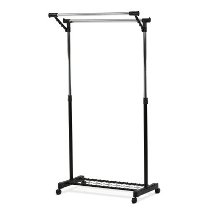Stojan na šaty - DOKT, Čierny - Hlavný obrázok
