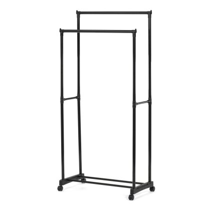 Stojan na šaty – LONCI, Čierny - Hlavný obrázok