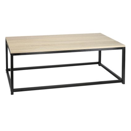 Konferenčné stolíky – KASTLER TYP 2, Dub sonoma/čierna