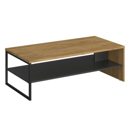 Konferenčný stolík – SANTANA, Dub/antracit