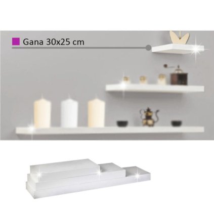 0000063588 polica biely lesk 30x25 gana fy 11044 5 3