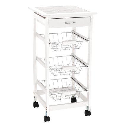 Servírovací stolík – KORUS, Biely