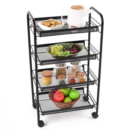 Servírovací stolík – MYRIS, Čierny