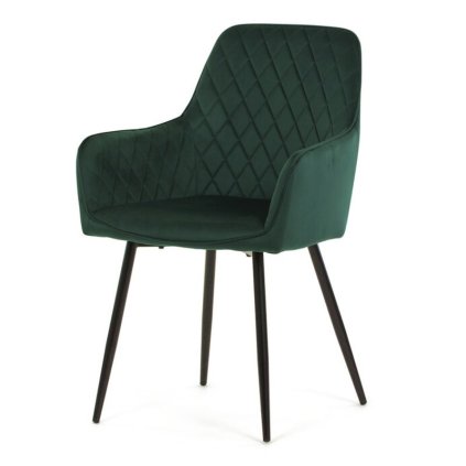 DCH 215%20GRN4 Jedalenska stolicka ARNO Zelena zamatova latka 1