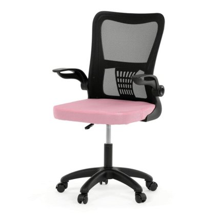 KA K2006%20PINK Kancelarska stolicka OPTI Ruzova sietovina 1