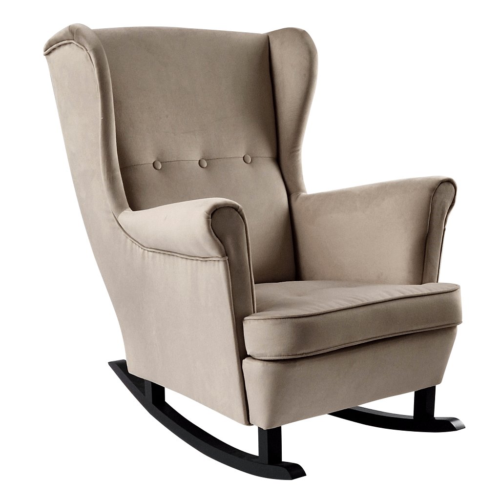 Hojdacie kreslo - TEJA, Béžová látka