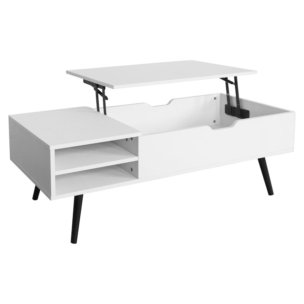 Konferenčný stolík - ARALYN, Biely