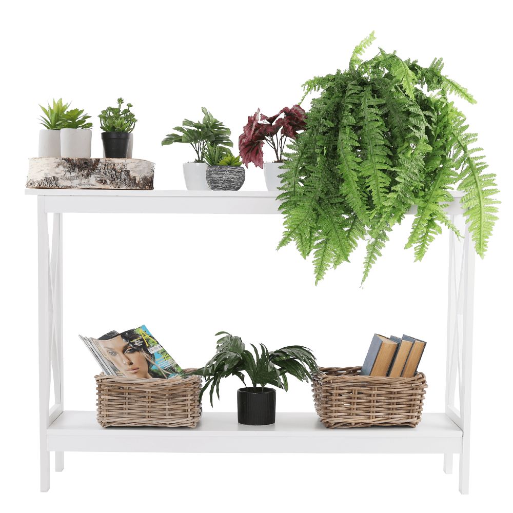 Konzolový stolík - APOLOS, Biely