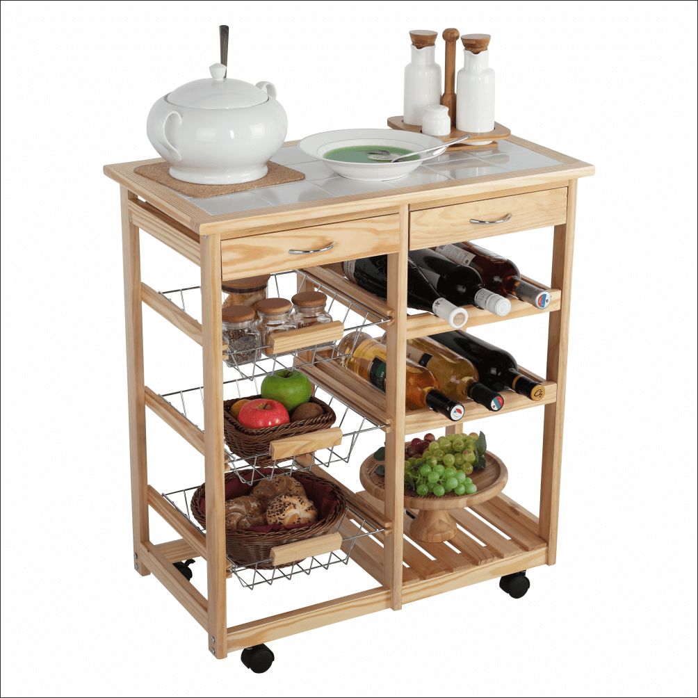 Servírovací stolík - CAYMAN, Natural