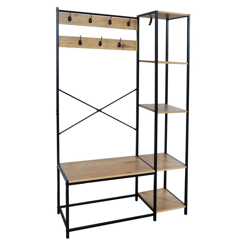 Vešiak - BERDY, Čierna/dub