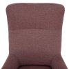Ušiakové kreslo - SAMY, Ružová látka – detail 5