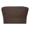 Ušiakové kreslo - SAMY, Hnedá látka – detail 7