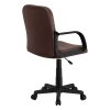 Kancelárska kreslo - AYLA, Hnedá ekokoža – detail 3