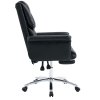 Kancelárske kreslo - RODIK, Čierna ekokoža – detail 1