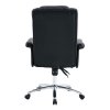Kancelárske kreslo - RODIK, Čierna ekokoža – detail 2