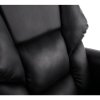 Kancelárske kreslo - RODIK, Čierna ekokoža – detail 3