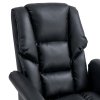 Kancelárske kreslo - RODIK, Čierna ekokoža – detail 8