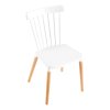 Jedálenská stolička - ZOSIMA, Biela – detail 2