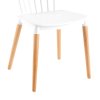 Jedálenská stolička - ZOSIMA, Biela – detail 6