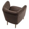 Relaxačné kreslo - ALIEN, Hnedá látka – detail 11