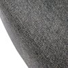 Dizajnové kreslo - KAPY, Sivá látka – detail 10