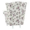 Ušiakové kreslo - CHARLOT, Vzor ruža – detail 3