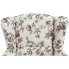 Ušiakové kreslo - CHARLOT, Vzor ruža – detail 8