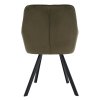 Dizajnové kreslo - PETIN, Zelená zamatová látka – detail 14
