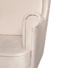 Ušiakové kreslo - LEFO, Béžová látka – detail 4