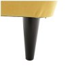 Ušiakové kreslo - RUFINO, Žltá látka – detail 7