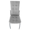 Jedálenská stolička - ADORA, Sivá látka – detail 4
