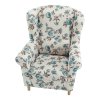 Ušiakové kreslo - CHARLOT, Vzor ruža1 – detail 6