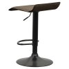 Barová stolička - BAILI, Hnedá ekokoža – detail 4