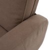 Polohovacie kreslo - MEKENZI, Hnedá látka – detail 16
