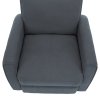 Polohovacie kreslo - MEKENZI, Sivá látka – detail 14
