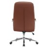 Kancelárske kreslo - ADMON, Hnedá ekokoža – detail 4