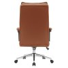 Kancelárske kreslo - KAHIL, Hnedá ekokoža – detail 4