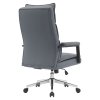 Kancelárske kreslo - KAHIL, Sivá ekokoža – detail 3
