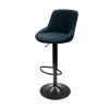 Barová stolička - TERKAN, Čierna látka – detail 4